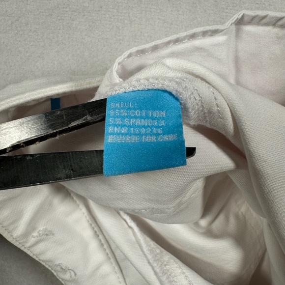 J Mclaughlin Skinny Denim Pants Womens Size 6 White Mid Rise - Picture 7 of 14